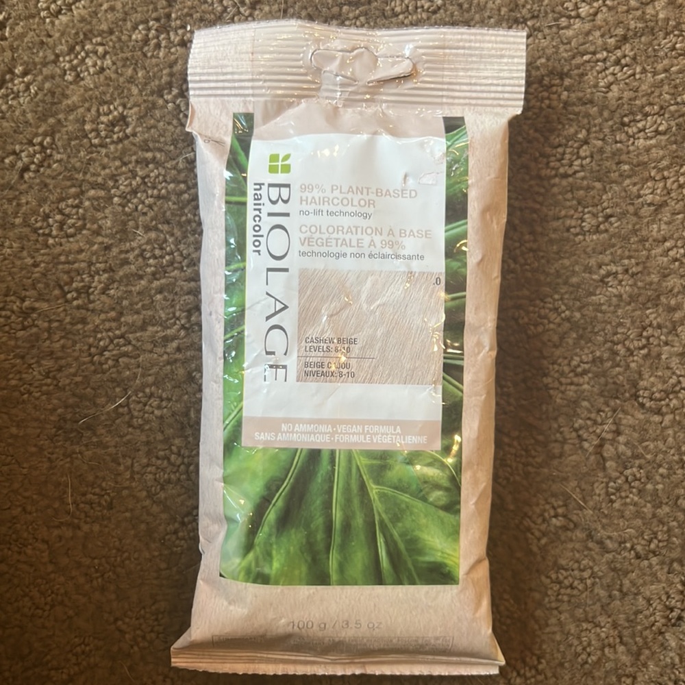 Biolage 99% plant-based hair color